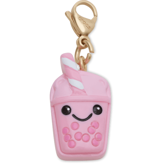 Women / Men / Kids Crocs - Cute Pink Boba Charm Jibbitz Shoe Charm