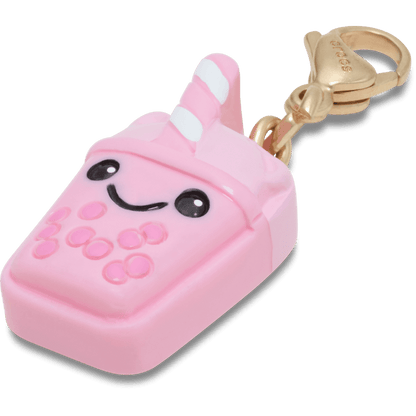 Women / Men / Kids Crocs - Cute Pink Boba Charm Jibbitz Shoe Charm