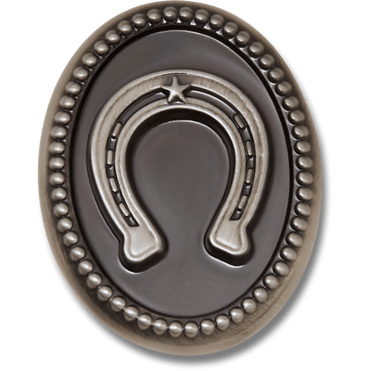 Women / Men Crocs - Silver Horseshoe Jibbitz™ charms