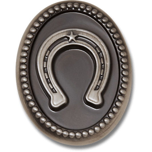 Women / Men Crocs - Silver Horseshoe Jibbitz™ charms