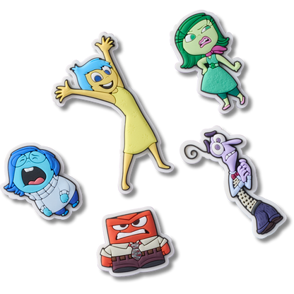 Women / Men / Kids Crocs - Pixar Inside Out 5 Pack Jibbitz™ charms