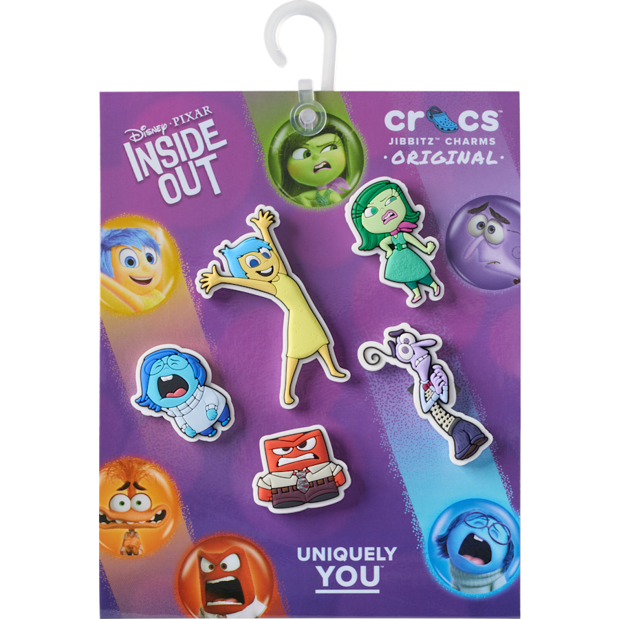 Women / Men / Kids Crocs - Pixar Inside Out 5 Pack Jibbitz™ charms
