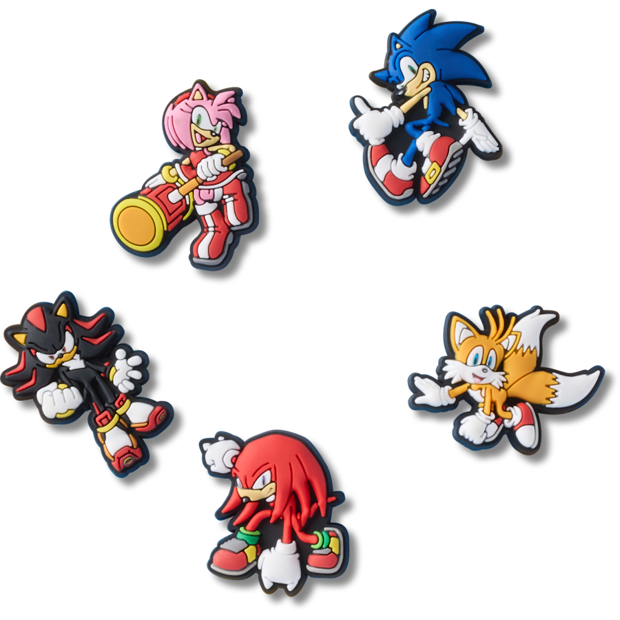Women / Men / Kids Crocs - Sonic the Hedgehog 5Pck Jibbitz™ charms