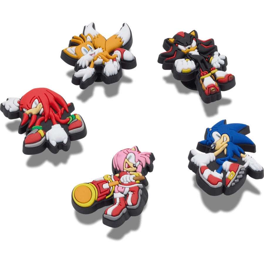 Women / Men / Kids Crocs - Sonic the Hedgehog 5Pck Jibbitz™ charms