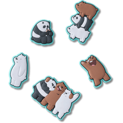 Crocs We Bare Bears 5 Pack  Jibbitz™ charms Women|Men|Jibbitz™ Charms