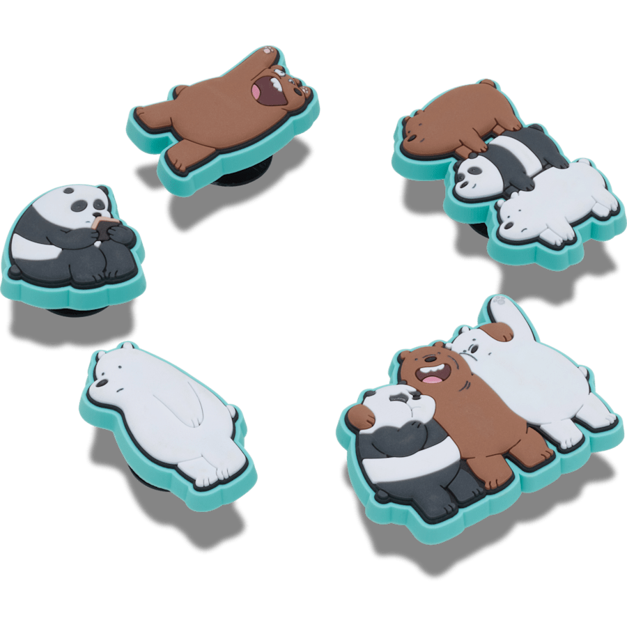 Women / Men Crocs - We Bare Bears 5 Pack  Jibbitz™ charms