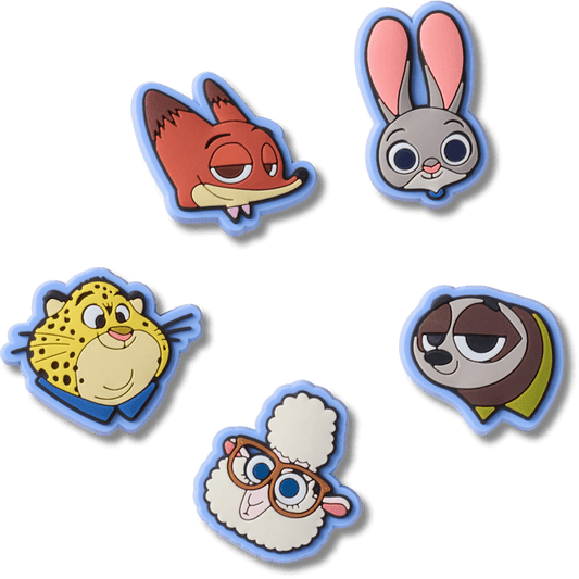 Women / Men / Kids Crocs - b'Disney Zootopia 2 5 Pack Jibbitz Shoe Charm'