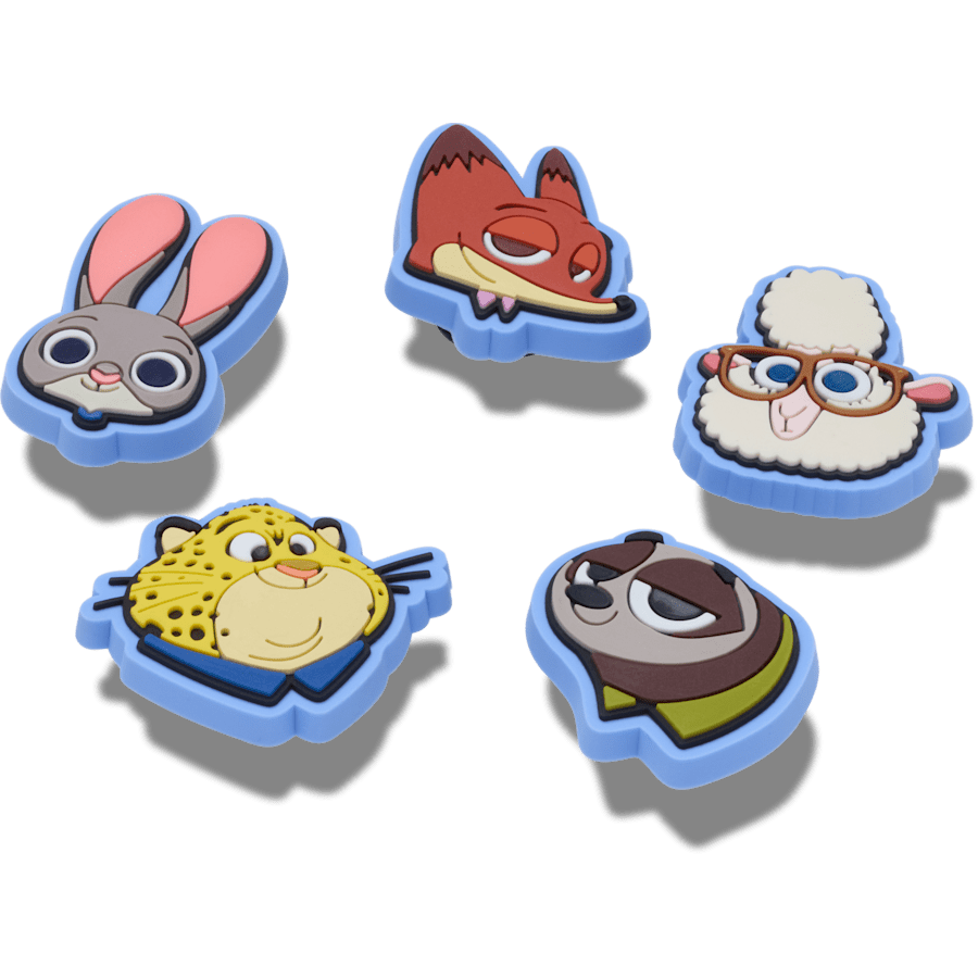 Women / Men / Kids Crocs - b'Disney Zootopia 2 5 Pack Jibbitz Shoe Charm'