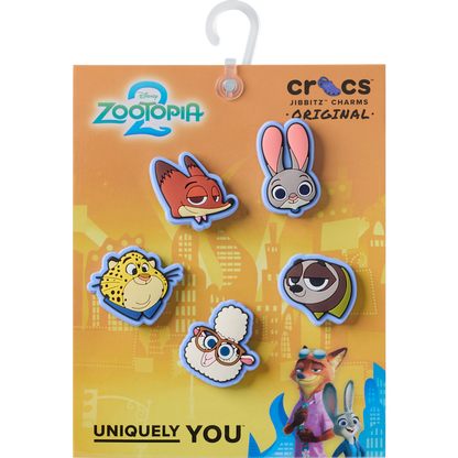 Women / Men / Kids Crocs - b'Disney Zootopia 2 5 Pack Jibbitz Shoe Charm'
