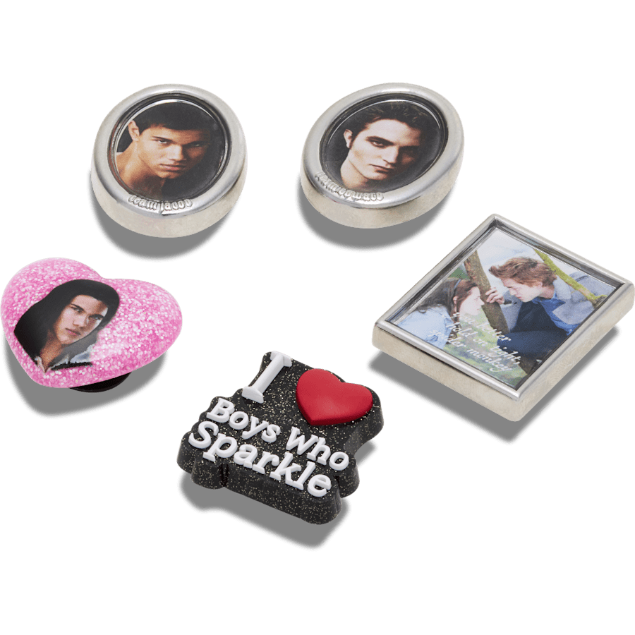 Women / Men / Kids Crocs - The Twilight Saga 5 Pack Jibbitz Shoe Charm