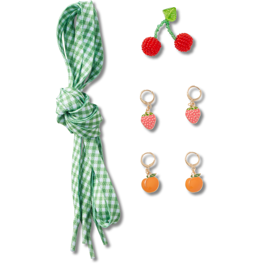 Women / Kids Crocs - Laces and Fresh Fruits Charm Kit Jibbitz™ charms