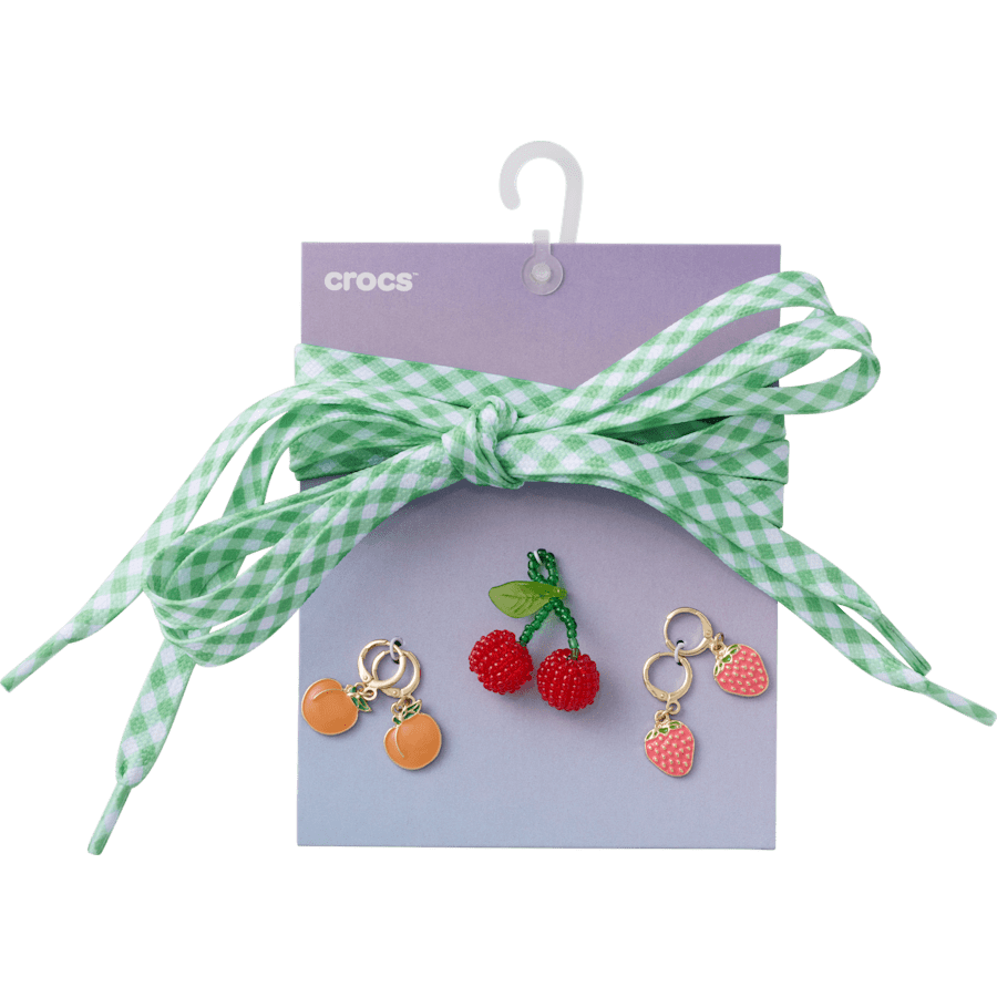 Women / Kids Crocs - Laces and Fresh Fruits Charm Kit Jibbitz™ charms