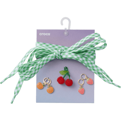 Women / Kids Crocs - Laces and Fresh Fruits Charm Kit Jibbitz™ charms