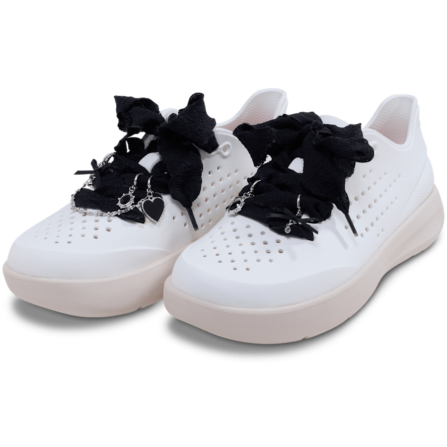 Women / Kids Crocs - Laces and Dainty Bow Charm Kit Jibbitz Shoe Charm