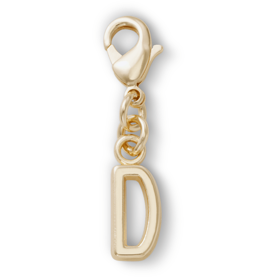 Women / Men / Kids Crocs - Gold Letter D Charm Jibbitz™ charms