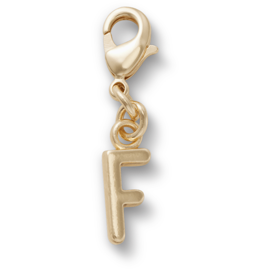 Women / Men / Kids Crocs - Gold Letter F Charm Jibbitz™ charms