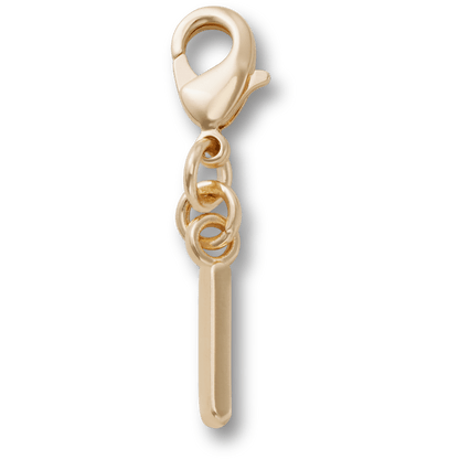 Women / Men / Kids Crocs - Gold Letter I Charm Jibbitz™ charms