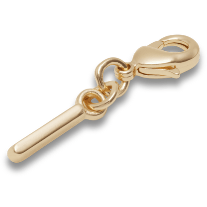 Women / Men / Kids Crocs - Gold Letter I Charm Jibbitz™ charms