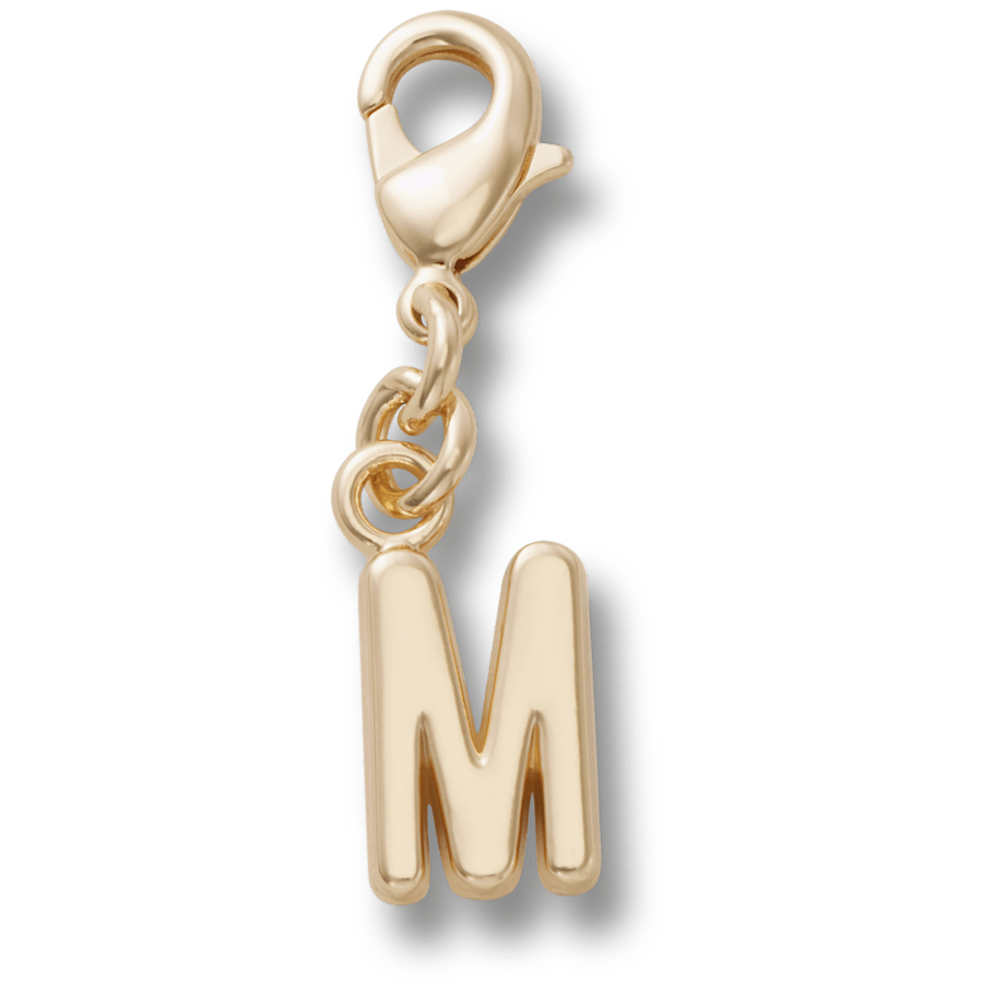 Women / Men / Kids Crocs - Gold Letter M Charm Jibbitz™ charms