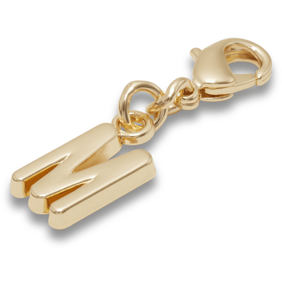 Women / Men / Kids Crocs - Gold Letter M Charm Jibbitz™ charms