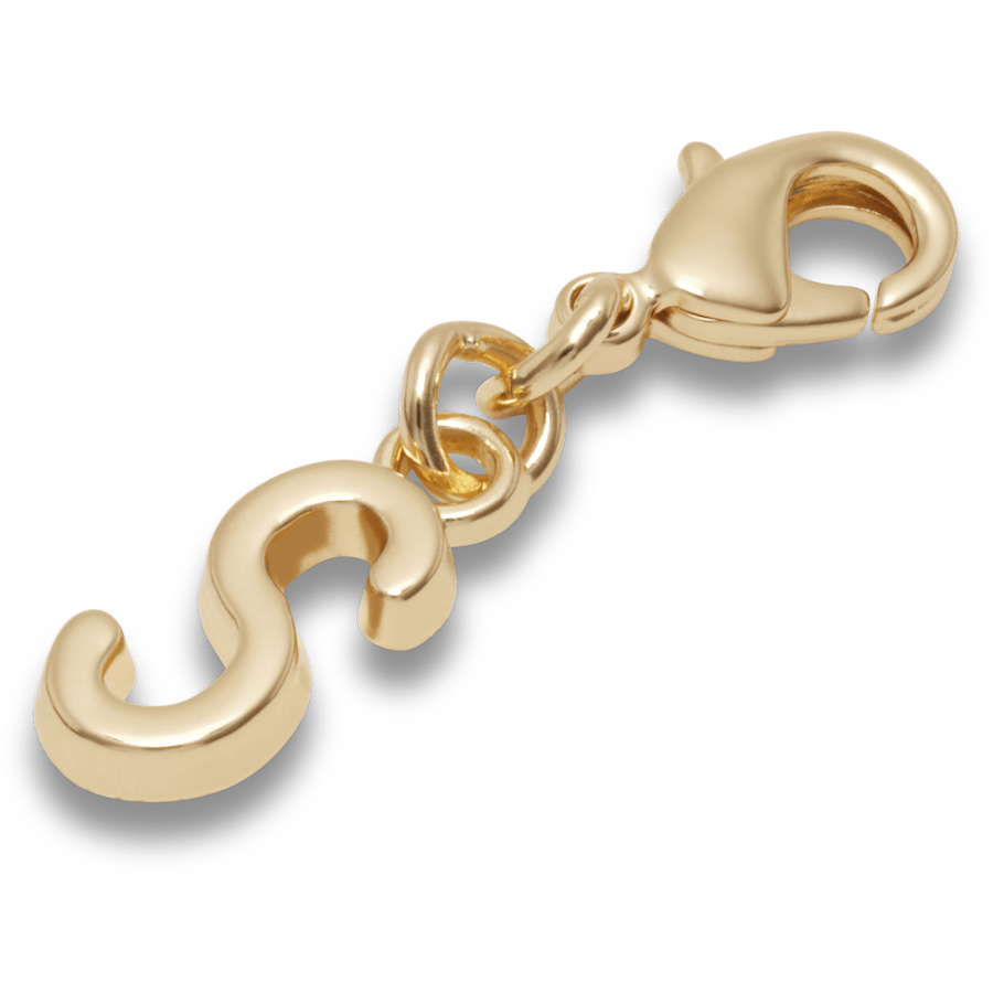 Women / Men / Kids Crocs - Gold Letter S Charm Jibbitz™ charms
