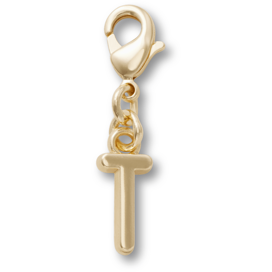Women / Men / Kids Crocs - Gold Letter T Charm Jibbitz™ charms