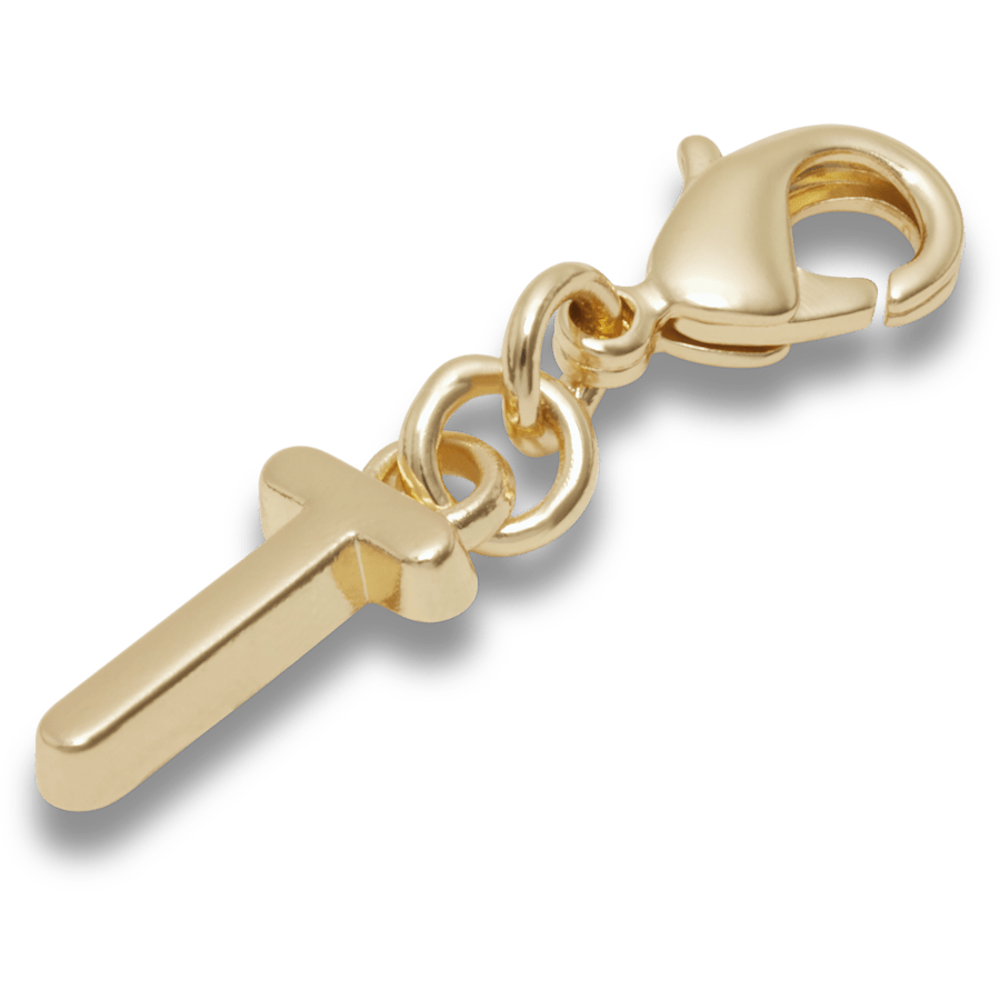 Women / Men / Kids Crocs - Gold Letter T Charm Jibbitz™ charms