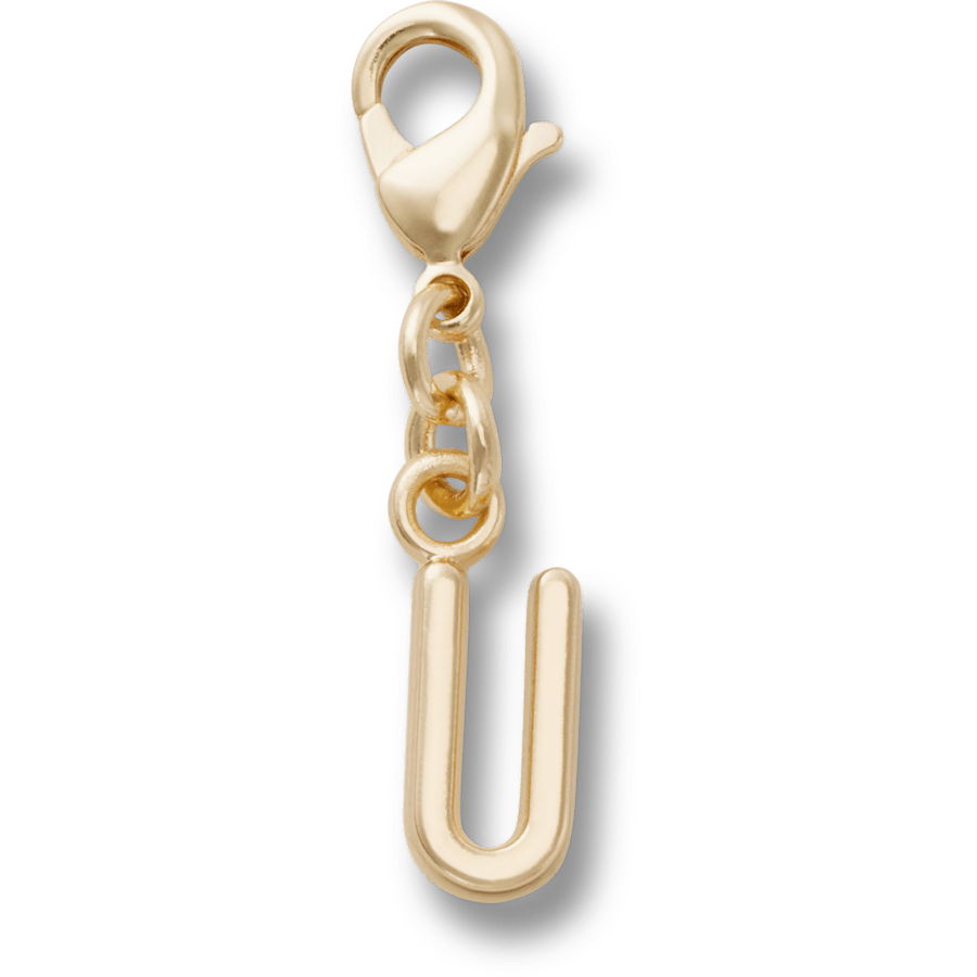 Women / Men / Kids Crocs - Gold Letter U Charm Jibbitz™ charms