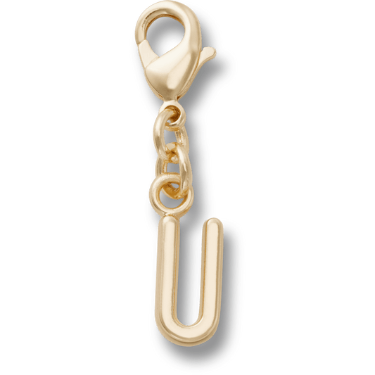 Women / Men / Kids Crocs - Gold Letter U Charm Jibbitz™ charms