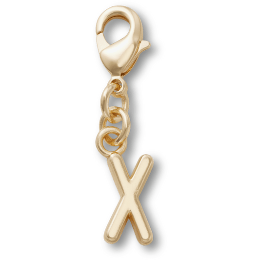 Women / Men / Kids Crocs - Gold Letter X Charm Jibbitz™ charms