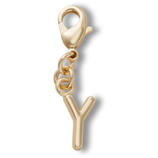Women / Men / Kids Crocs - Gold Letter Y Charm Jibbitz™ charms