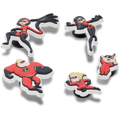 Women / Men Crocs - Pixar Incredibles 5 Pack Jibbitz charm