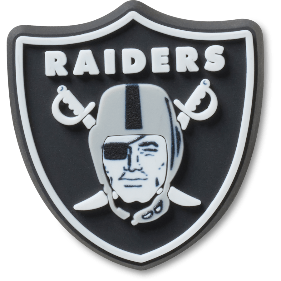 Women / Men Crocs - NFL Las Vegas Raiders Logo Jibbitz™ charms