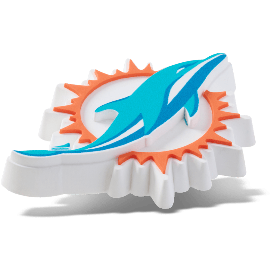 Women / Men Crocs - NFL Miami Dolphins Logo Jibbitz™ charms