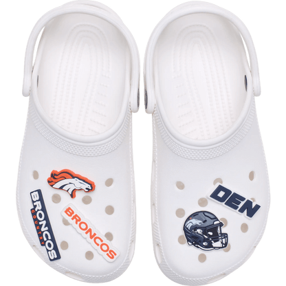 Women / Men Crocs - NFL Denver Broncos 5 Pack Jibbitz Shoe Charm