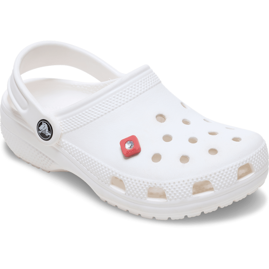 Women / Men Crocs - Red Square PVC SMT Gem Jibbitz™ charms