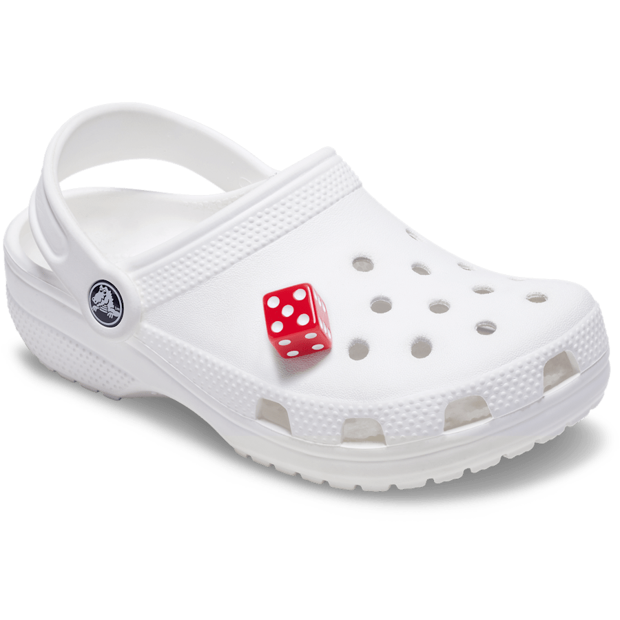 Women / Men Crocs - Red Dice Jibbitz™ charms