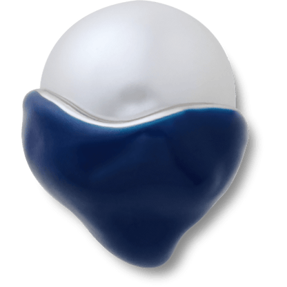 Women / Men Crocs - Blue Dipped Enamel SMT Pearl Jibbitz™ charms