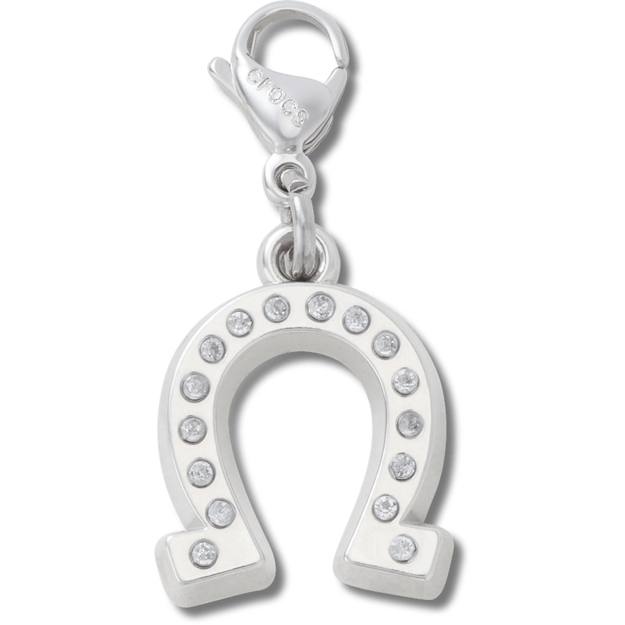 Women / Men / Kids Crocs - Lucky Silver Horseshoe Charm Jibbitz charm