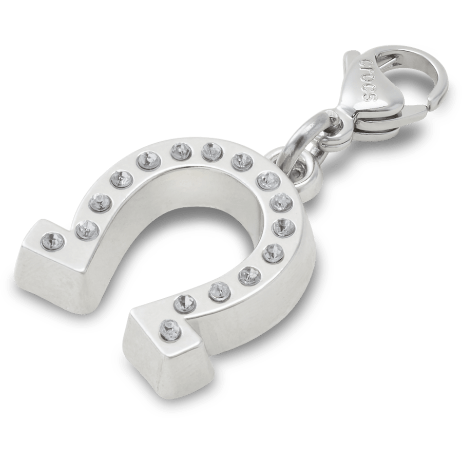 Women / Men / Kids Crocs - Lucky Silver Horseshoe Charm Jibbitz charm