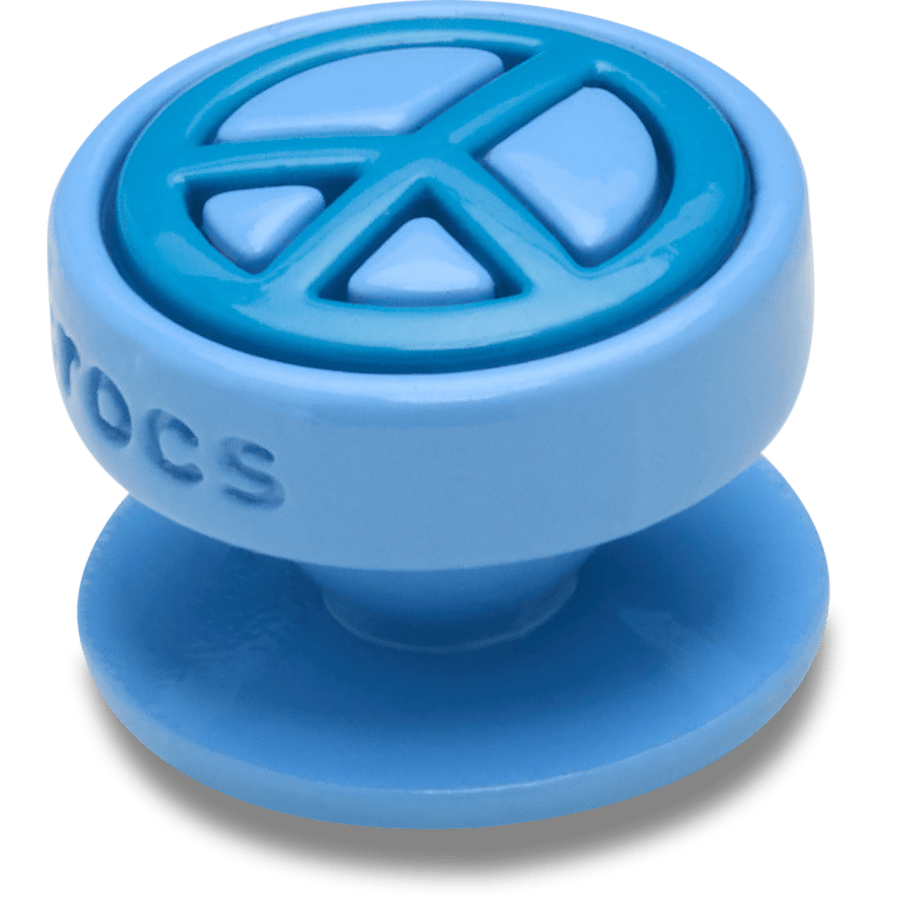 Women / Men Crocs - Blue Peace Sign Icon Jibbitz™ charms