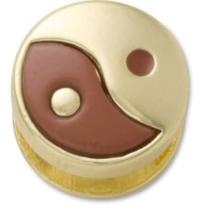 Women / Men Crocs - Brown Yin Yang Icon Jibbitz™ charms