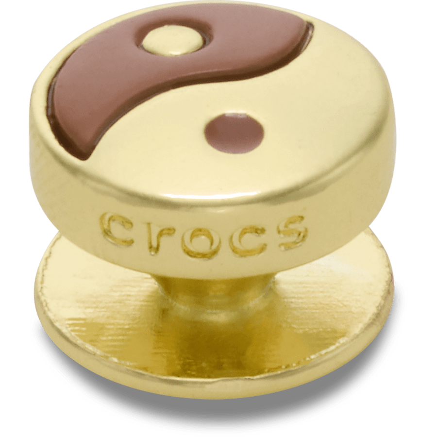 Women / Men Crocs - Brown Yin Yang Icon Jibbitz™ charms