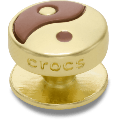 Women / Men Crocs - Brown Yin Yang Icon Jibbitz™ charms
