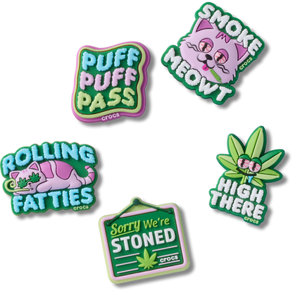 Women / Men Crocs - 420 Hemp Cuties 5 Pack Jibbitz™ charms