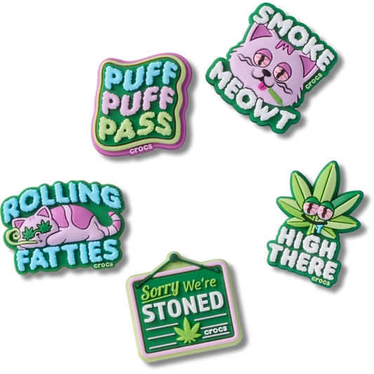 Women / Men Crocs - 420 Hemp Cuties 5 Pack Jibbitz™ charms