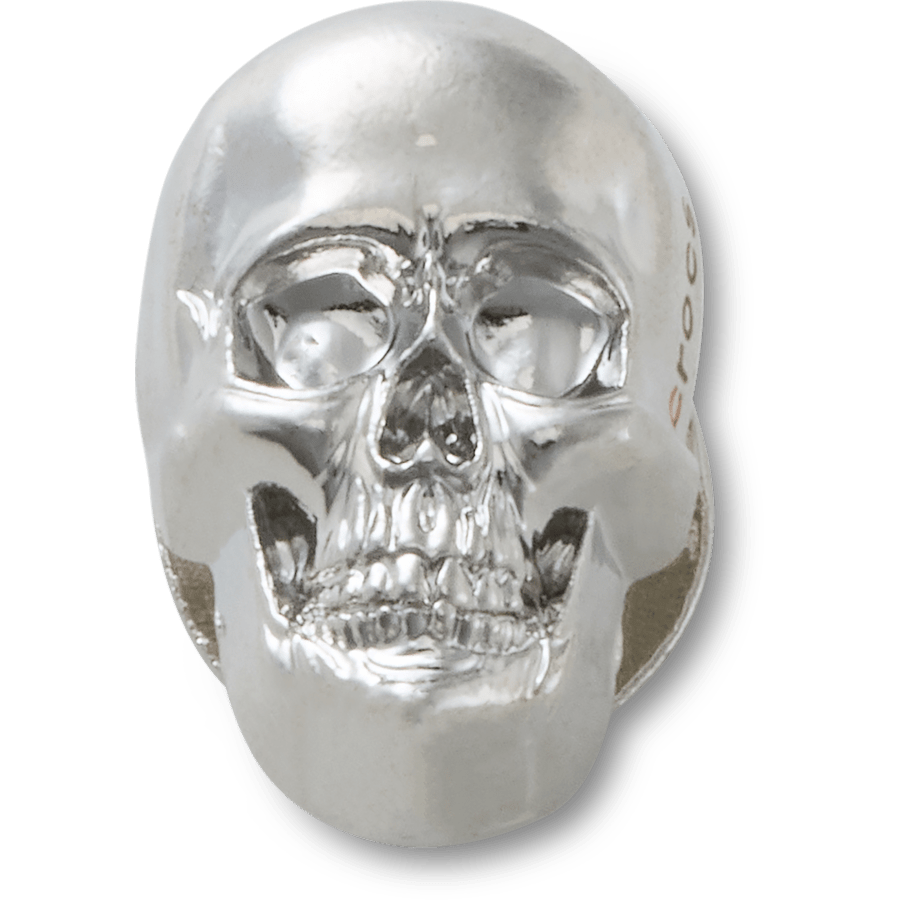 Women / Men Crocs - Silver Skull Jibbitz™ charms