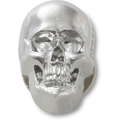 Women / Men Crocs - Silver Skull Jibbitz™ charms