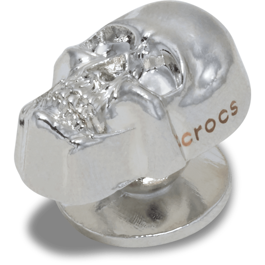 Women / Men Crocs - Silver Skull Jibbitz™ charms