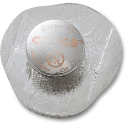 Women / Men Crocs - Silver and Pearl Disc Jibbitz™ charms